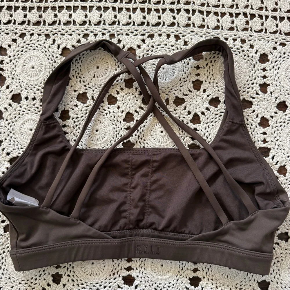 BYLT Premium Basics Meta Workout Set Size Small Coffee Brown